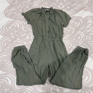 BB Dakota Olive Green Women's Jumpsuit